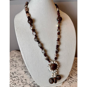 Chic Bohemian Stylish Necklace 30" plus 4" Drop